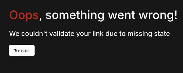 Oops something went wrong.